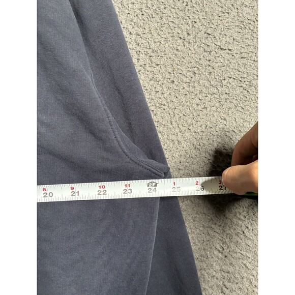 VTG Y2K Dickies Full Zip Hoodie Sweatshirt Mens XL Navy Cyber Skater Grunge - Picture 8 of 13